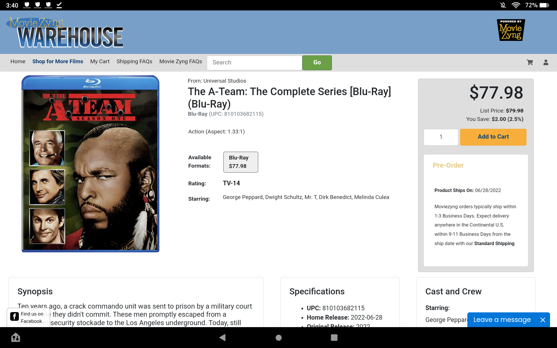 TV shows on blu ray Primetime Soap Opera Network Community