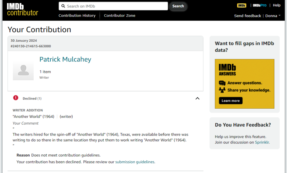 Mulcahey rejection slip.png