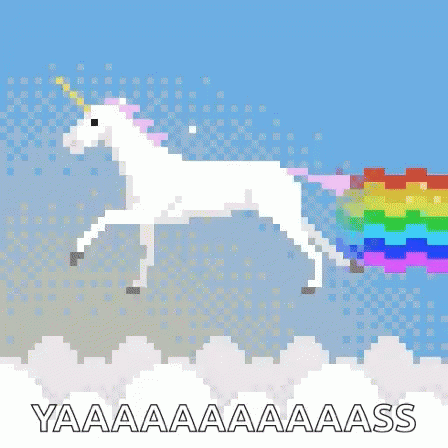 ibelieveinunicorns-yaaaaas.gif